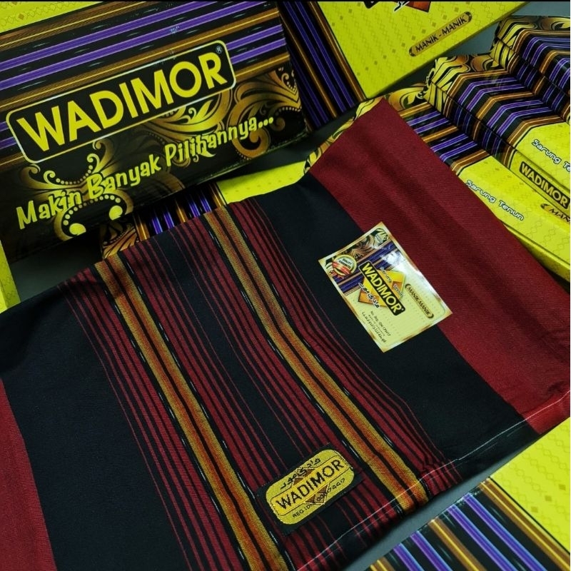 (motif bnyak) SARUNG WADIMOR MOTIF PADANG MOTIF TIGA DARA MOTIF MANIK MANIK