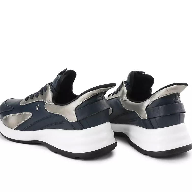 PL17 PLAYBOY SEPATU SNEAKER KULIT PRIA ORIGINAL SNEAKERS CASUAL KETS BIRU NAVY BLUE