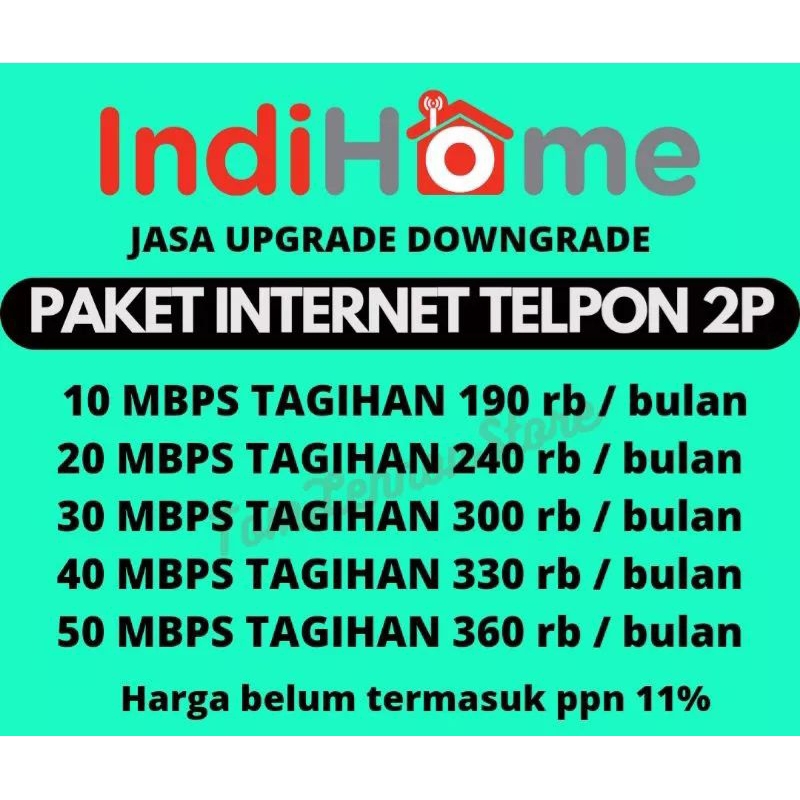 MIGRASI PAKET INDIHOME INET TELP 2P || MIGRASI SPEED INDIHOME || UPGRADE DOWNGRADE PAKET INDIHOME