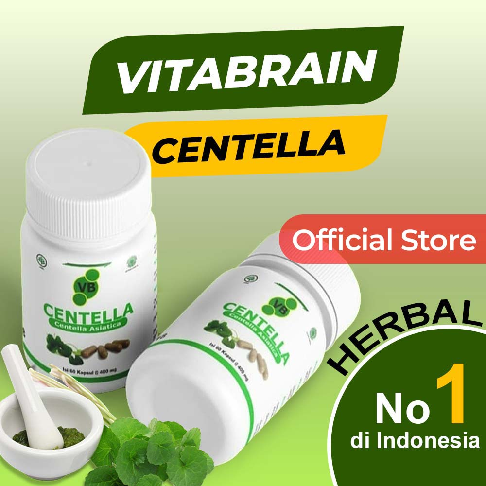 Vitamin otak Anak Dewasa suplemen Otak Vitabrain VB Centella Original