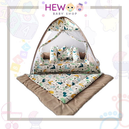 KASUR BAYI SET KELAMBU BEDCOVER KUALITAS BAHAN PREMIUM BERMOTIF TERBARU