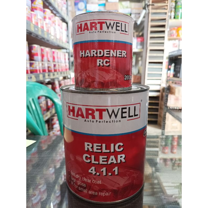 Hartwell Relic Clear 4.1.1 1Liter (Base 800ml+hard 200ml)