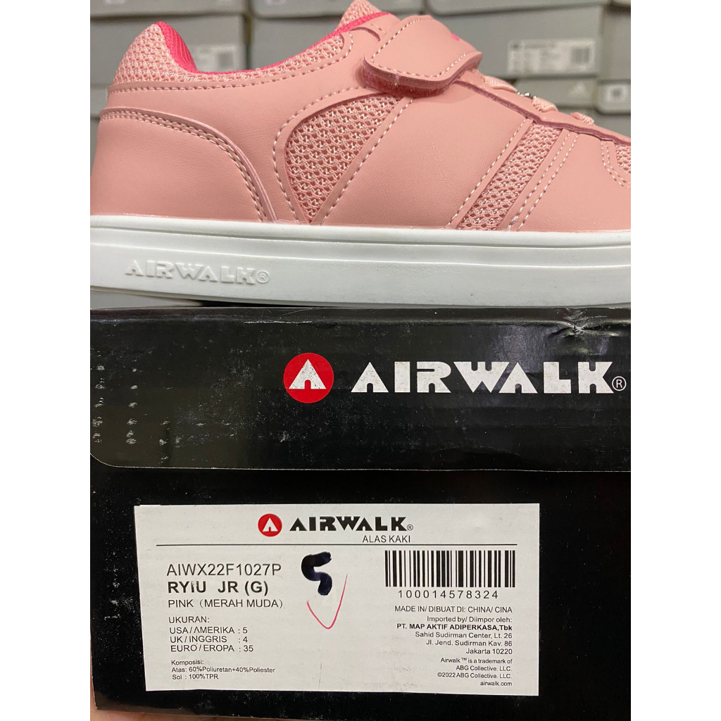 Airwalk Ryiu Jr (Girl) Pink Kid's Shoes Original