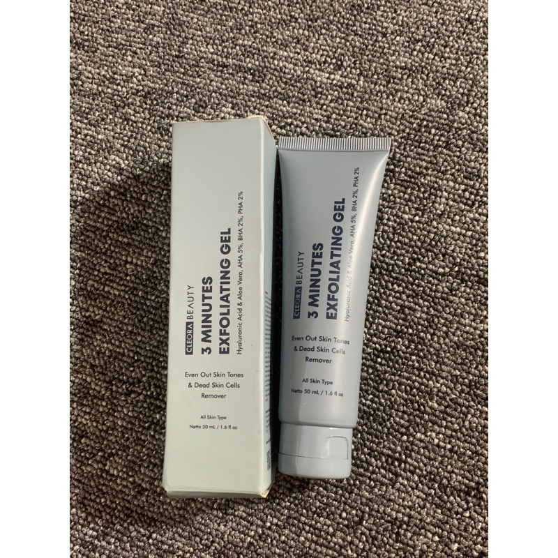 [BPOM ORI] CLEORA BEAUTY 3 Minutes Exfoliating Gel 50ml