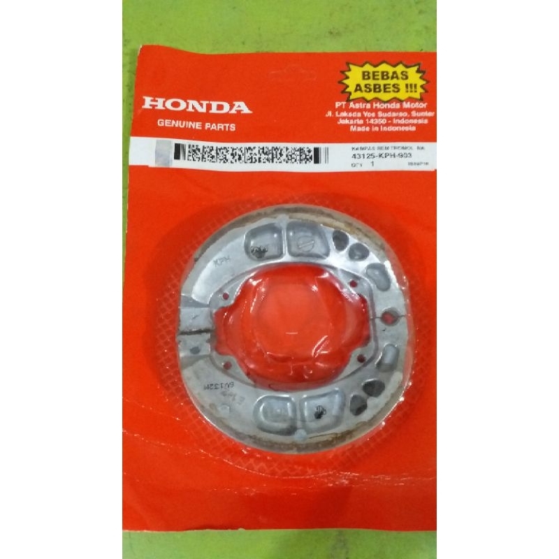 kampas kanvas rem kph revo,supra x 125,karisma