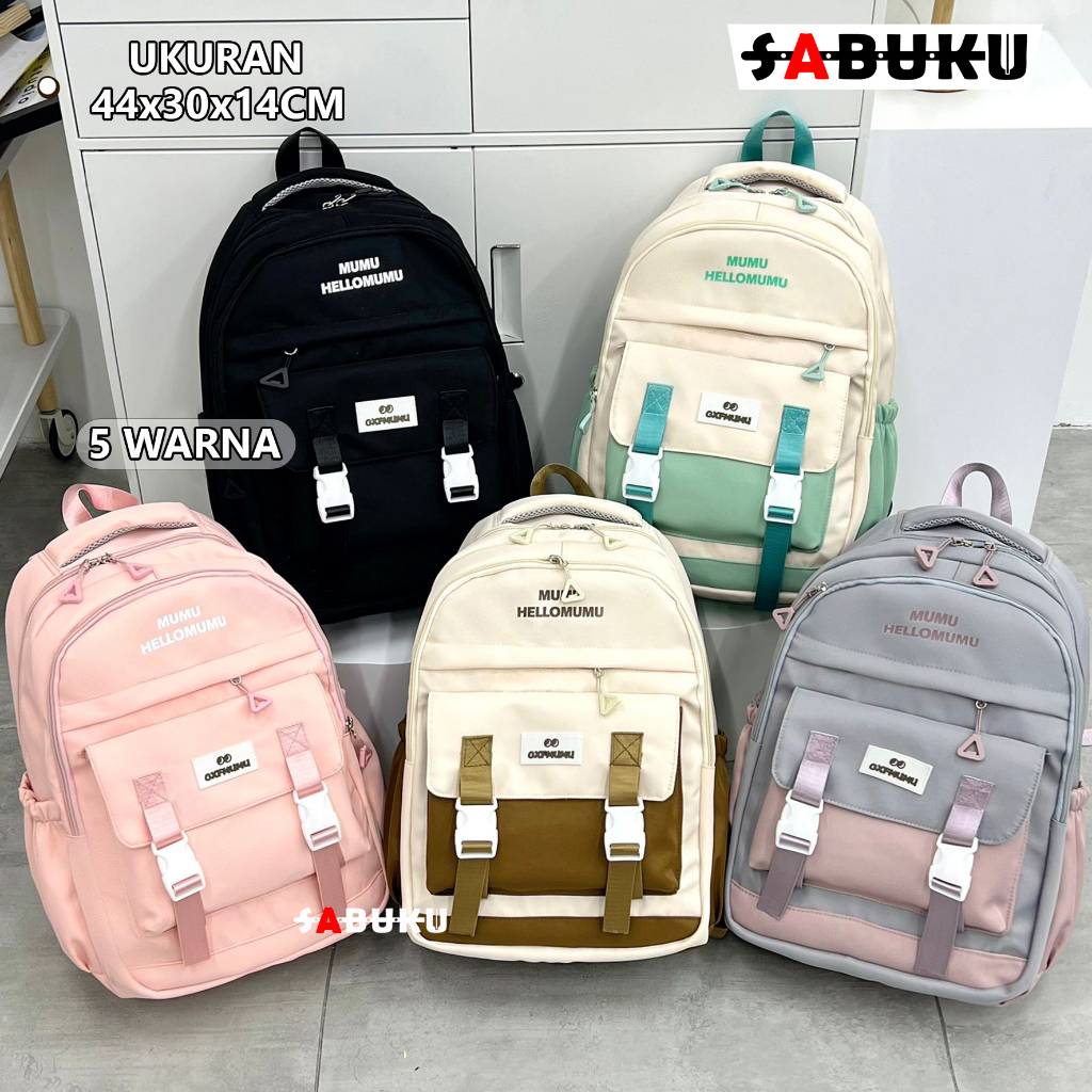 [S&amp;K]Tas Ransel Anak Sekolah SD SMP SMA Tas Punggung Korean Style Backpack Laptop - SK312