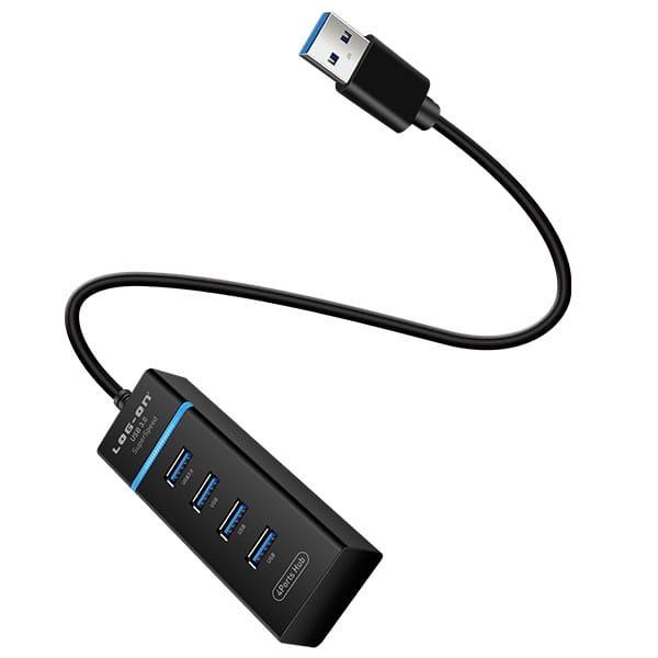 USB HUB LOGON 3.0 4port High Speed Power USB A to USB A, 0.15 meter PROMO SEN