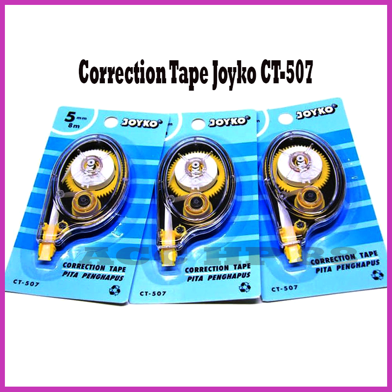 

Acchp Tip Ex Kertas / Correction Tape Joyko CT-507 Pita Penghapus
