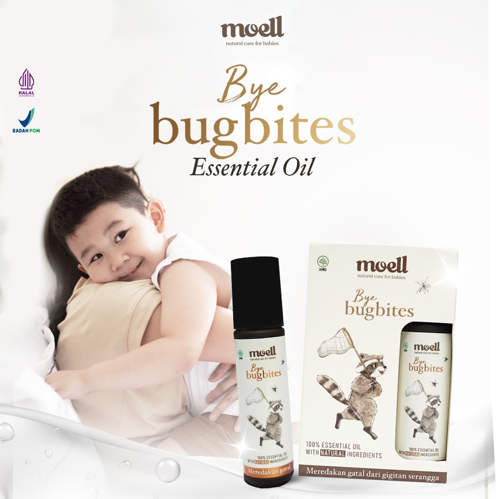 Moell Natural Essential Oil / Bantu Menyegarkan Tubuh Anak / BPOM