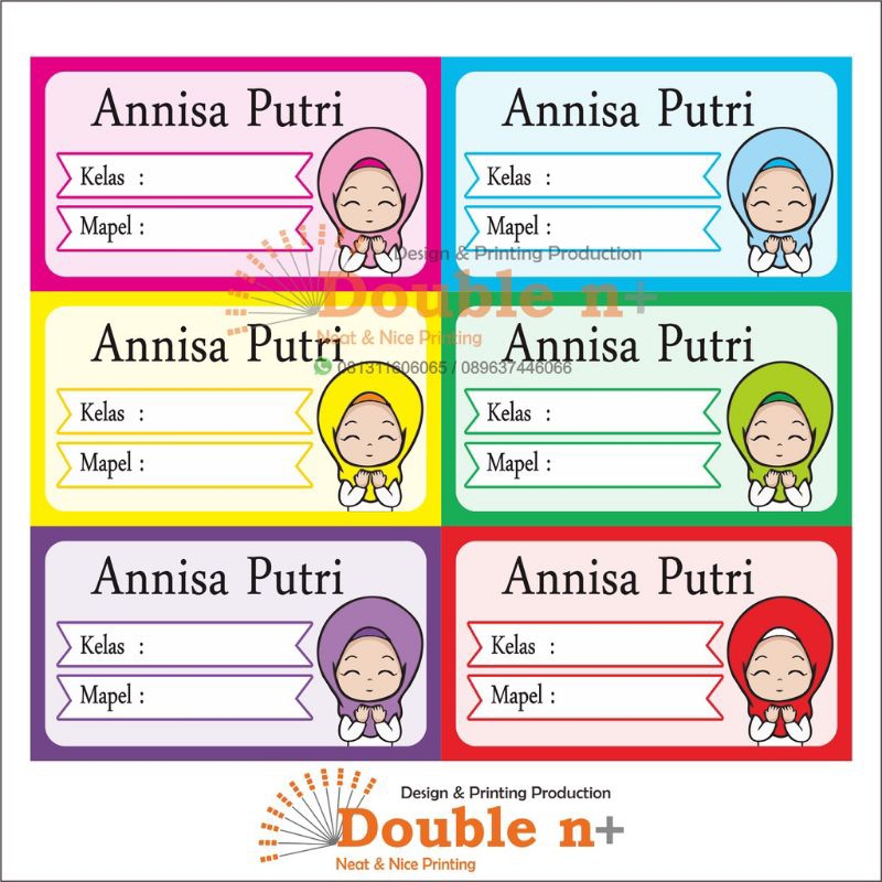 

Stiker Label Mata Pelajaran (Anak Muslim A)