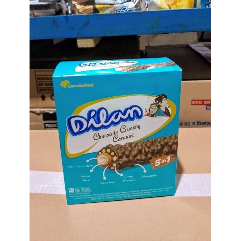 

Dilan Coklat Crunchy Caramel 24g (1box isi 12pcs@2000)