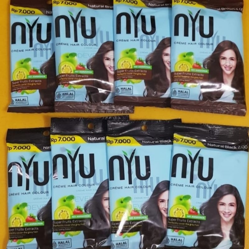 Semir Rambut NYU - Creme Hair Colour - No Amonia