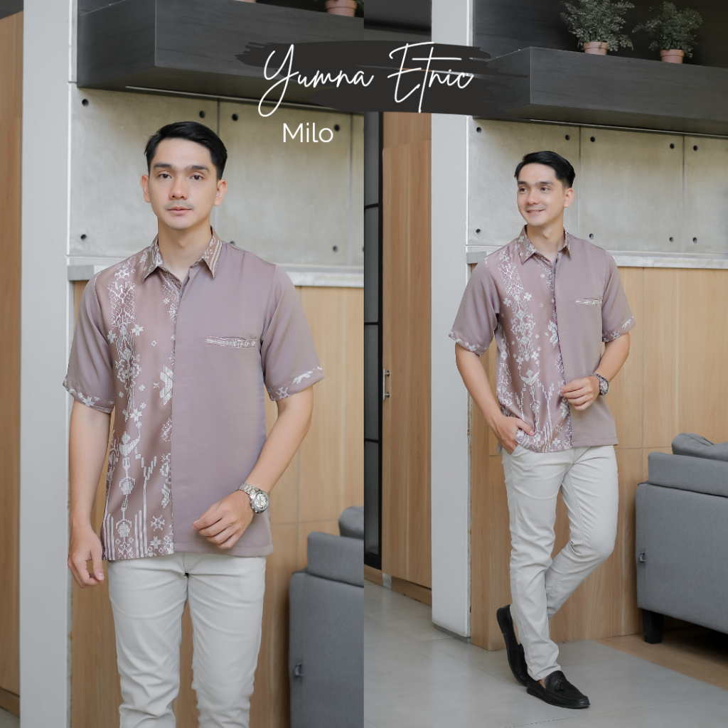 Baju Atasan Kemeja Yumna Etnic Size Besar Jumbo