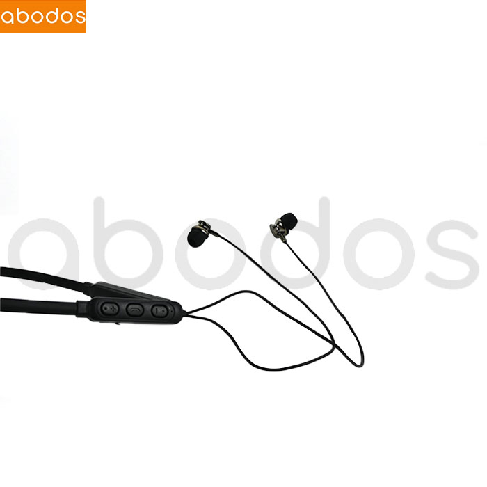 Abodos Neckband Olahraga Headphone Bluetooth Mikrofon Stereo Bass