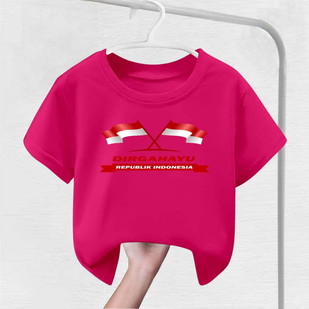 Redlove136 ( Terbaru ) Atasan anak anak terbaru / Kaos anak 17 AGUSTUS / Kaos oblong DIRGAHAYU / baju anak anak / Oblong anak 17 AGUSTUS