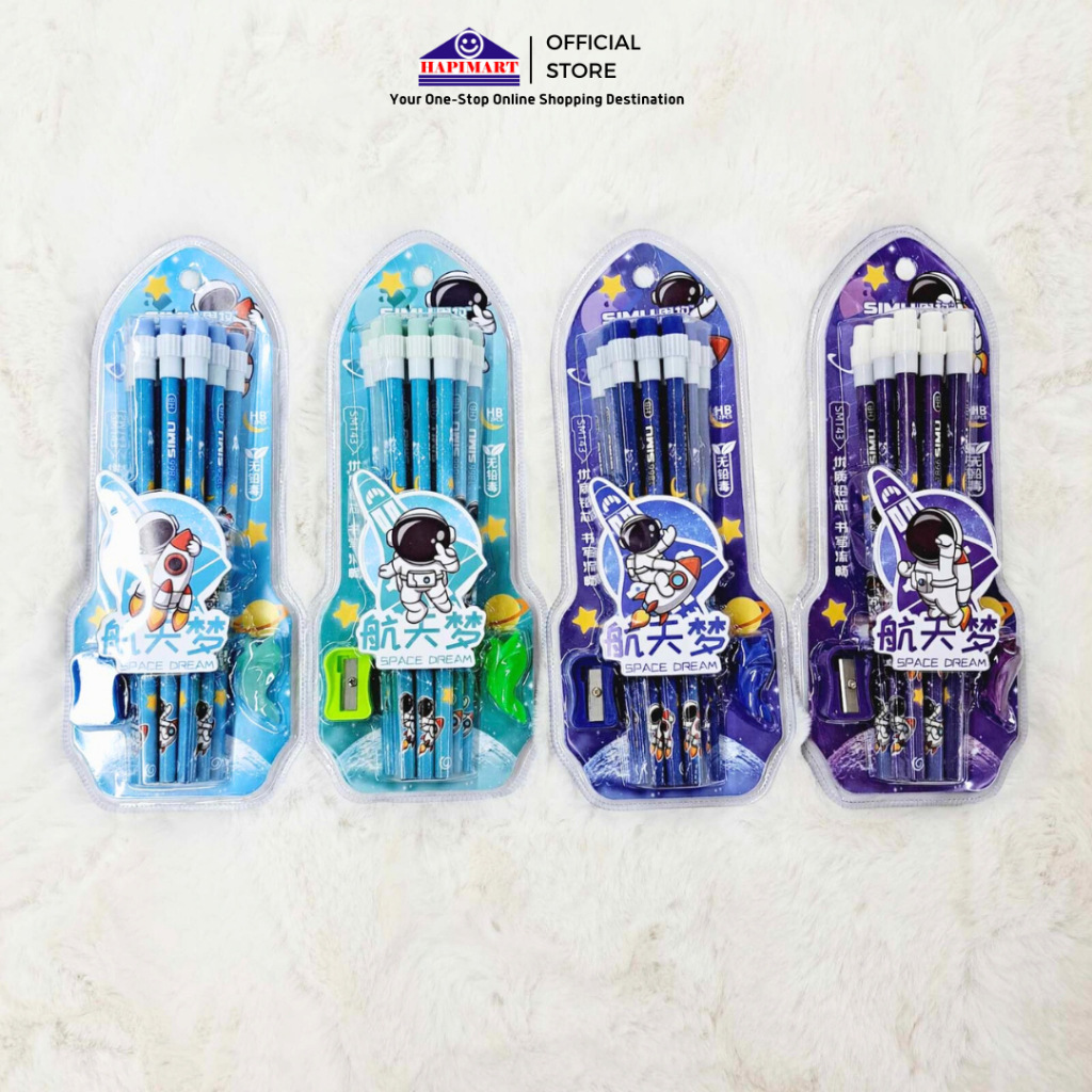 

Pensil Raut HB Space Dream Set Alat Tulis Sekolah Stationery 12Pcs