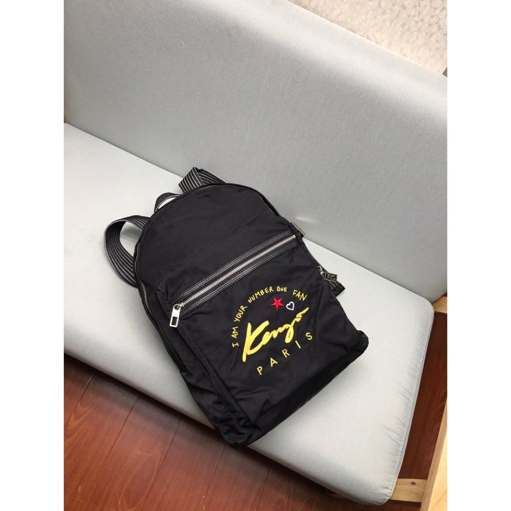 K-Z  KZ9BB09  kenzo  Original Washable Nylon Tiger Head Bag Unisex Leisure Backpack Backpack  beibao