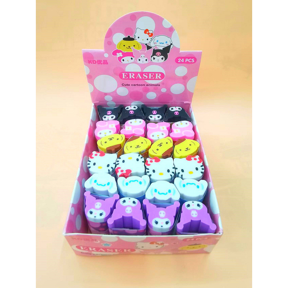 

Penghapus Karet Anak Motif Cinnamon Melody Kuromi Sanrio Cinnamoroll / Penghapus Anak Superhero Spiderman Hulk Captain America Eraser Perlengkapan Sekolah Alat Tulis