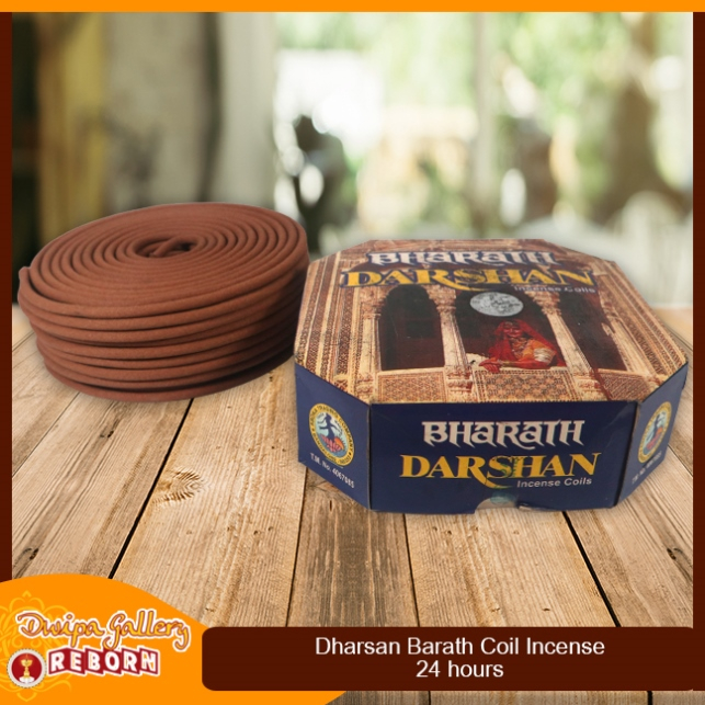 Dupa/ Hio Lingkar Wangi Harum &quot;Darshan&quot; Bharath Coil Incense 24 hours