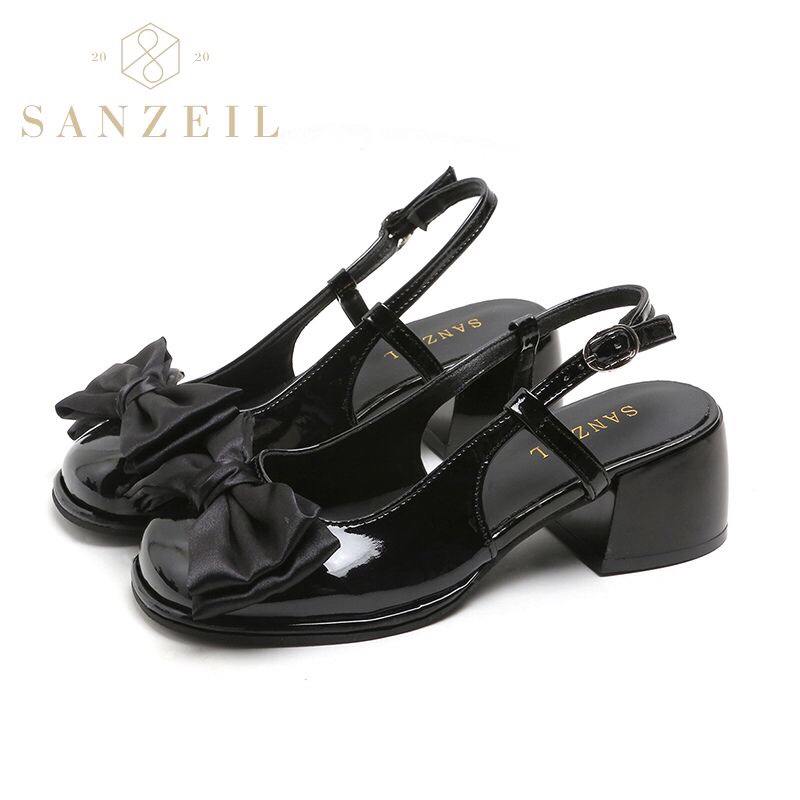 SG1108 syafniegalery sanzeil cutie original brand sepatu hak tahu pita import