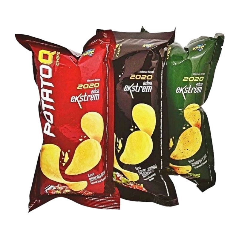 

Snackin' Good! POTATO Q CHIPS 22 Gram - "Gurih Mantap, Seru Mulu!