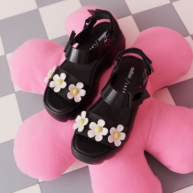 Sepatu melissa lazy oaf flower miror