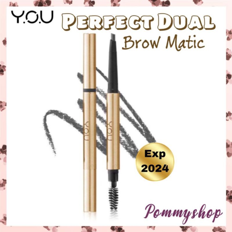 Kosmetik You The Gold One Perfect Dual Brow Matic [Waterproof &amp; Smudge-Proof]