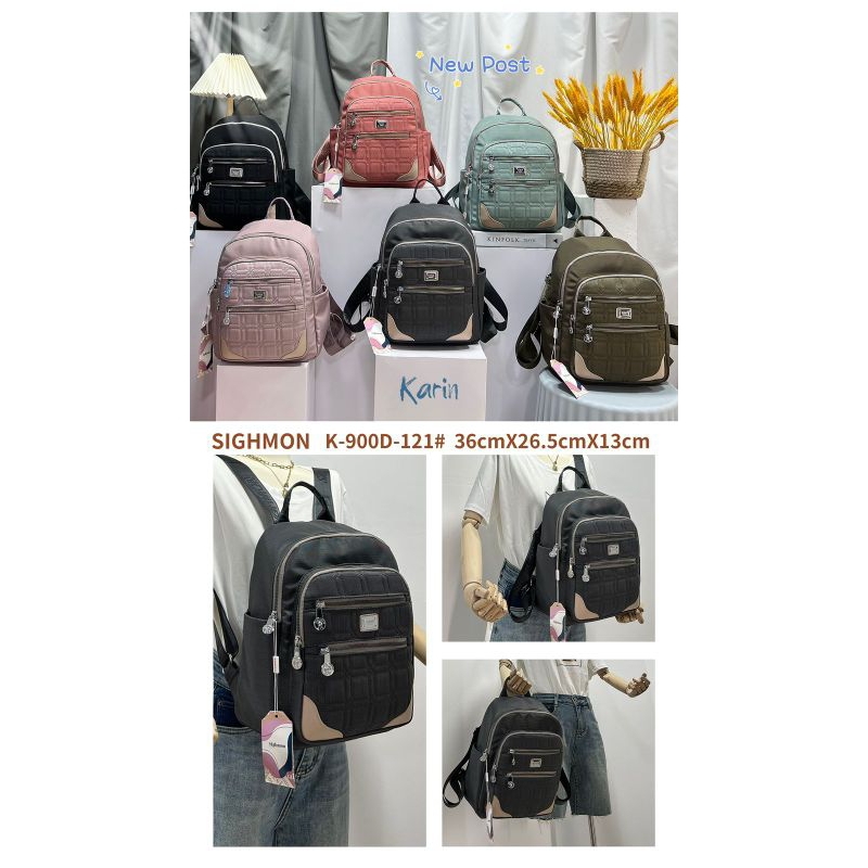 Tas Ransel wanita sighmon Karin K-900D-121  import ori