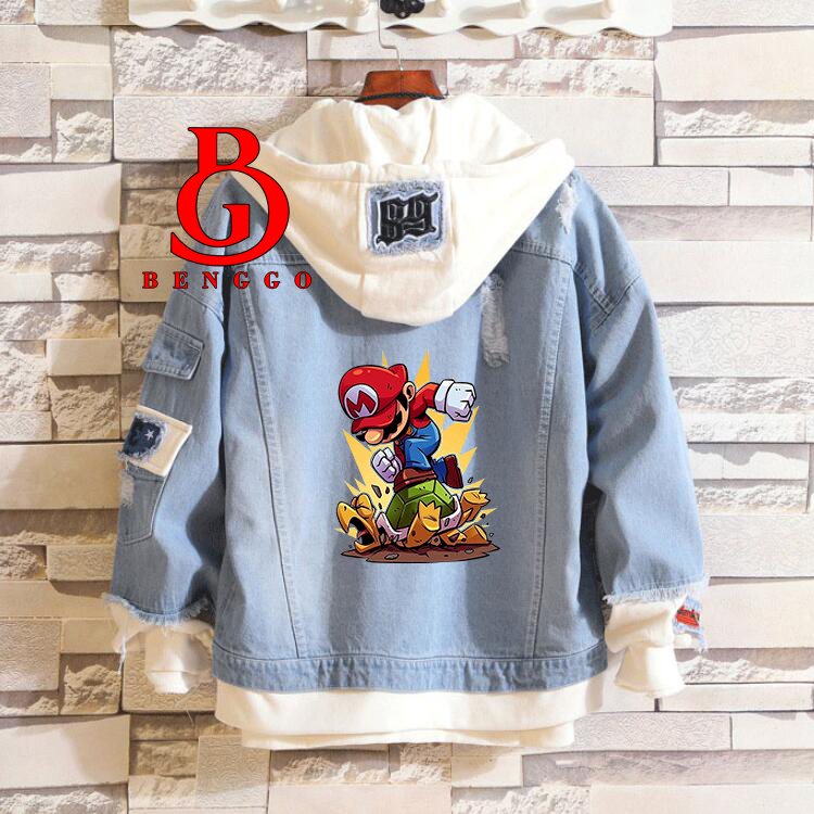 BENGGO.ID | Jaket Jeans Oversize / Jaket Jeans Oversize Wanita / Jaket Jeans Oversize Pria / Jaket J