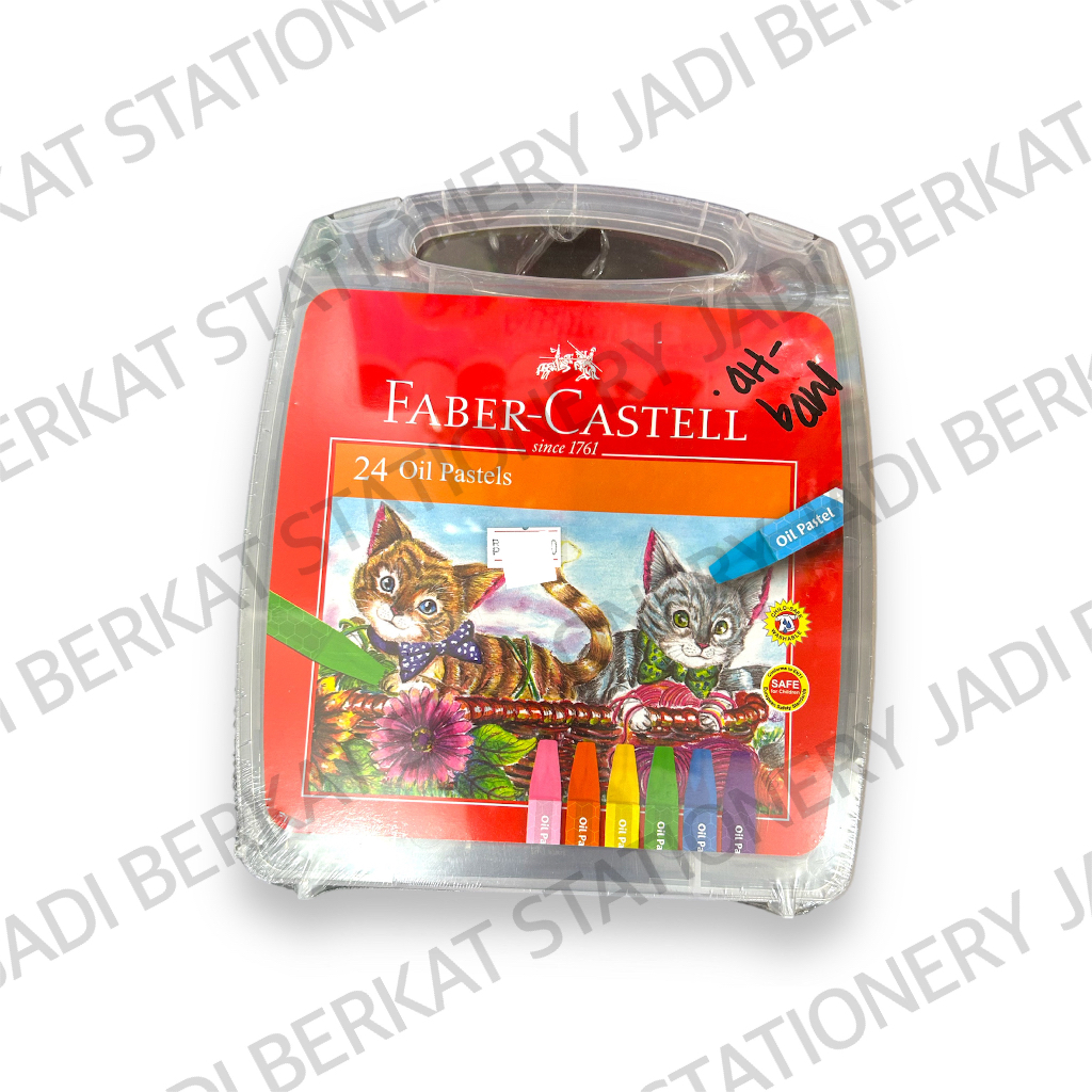 

Crayon atau Oil pastel 24 warna Faber-Castell