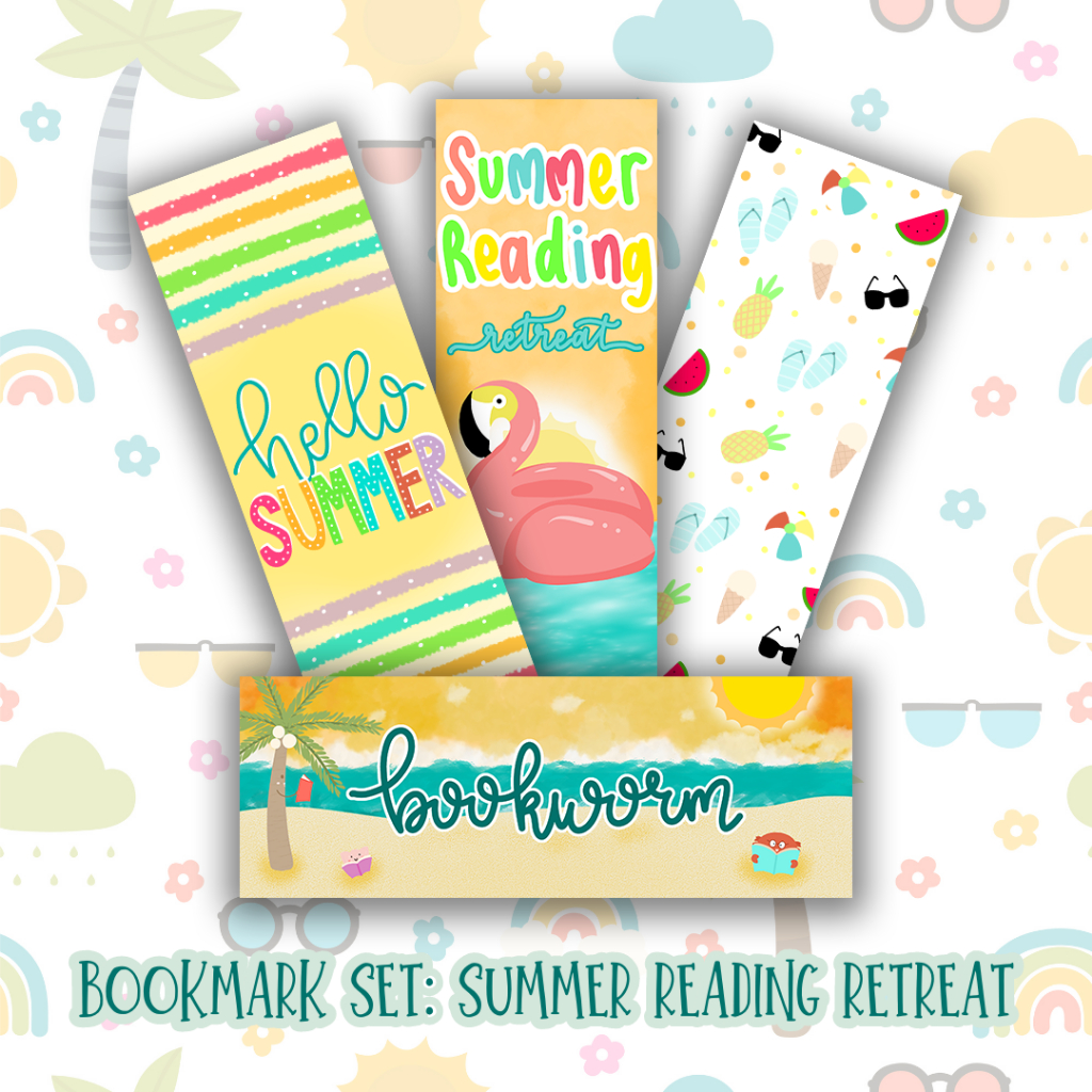 

Bookmark Set: Summer Reading Retreat | Pembatas Buku Premium Waterproof Aesthetic