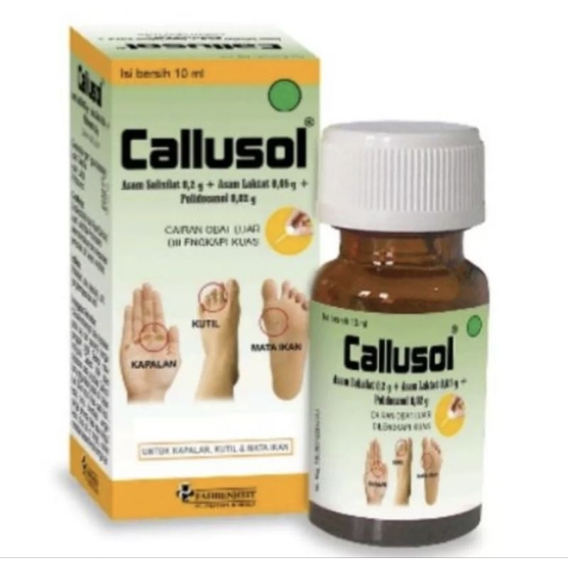 Callusol 10ml Obat Kutil Kapalan Mata Ikan