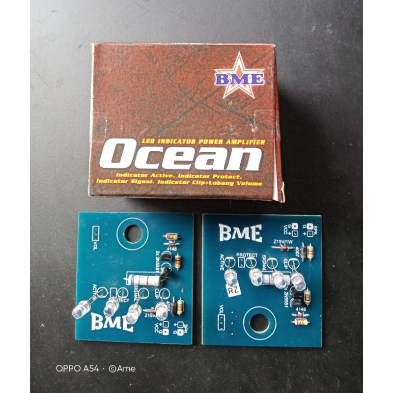 LED Indicator Power Amplifier Stereo OCEAN BME