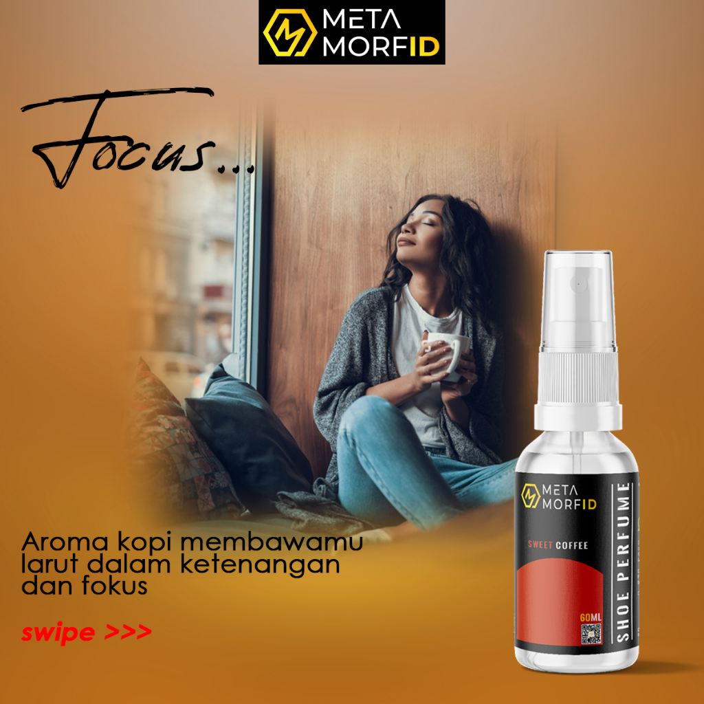 Metamorfid Shoe Perfume Parfum Sepatu Pengharum Helm Anti Bakteri 60ml