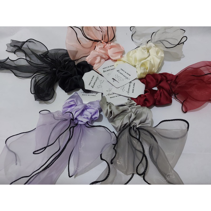 ikat rambut korea pita premium fashion