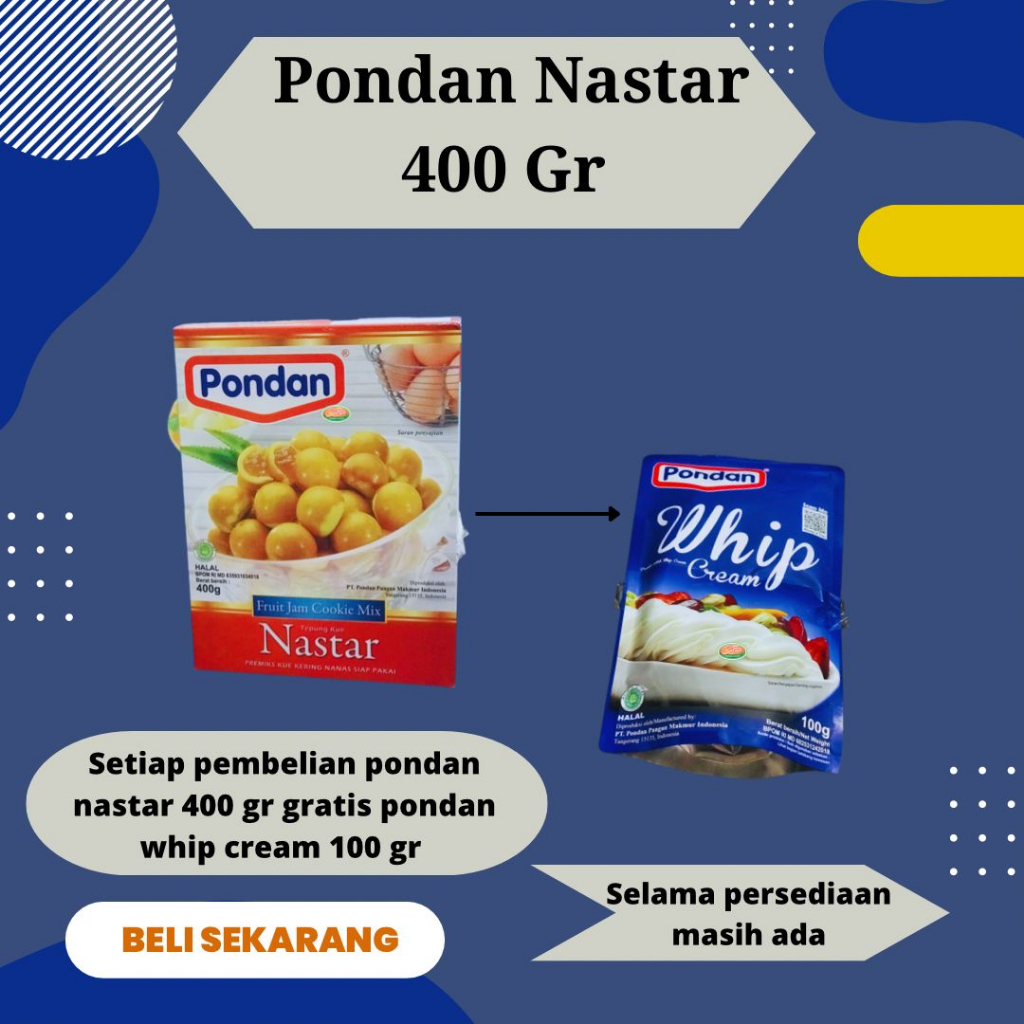 PONDAN TEPUNG KUE NASTAR 400G