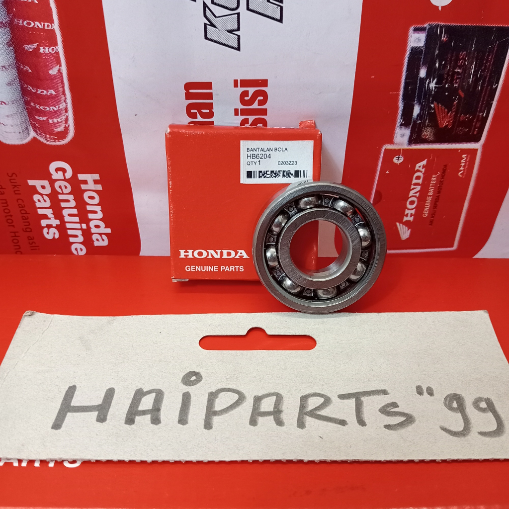 Laher laker as pully bearing radial ball 6204 beat pop esp beat sporty esp vario 125esp original hon