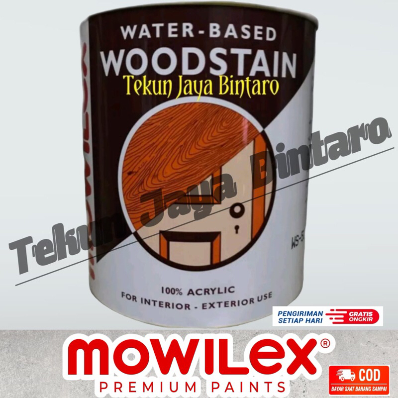 Mowilex Woodstain Water-Based / Cat Kayu / Kg