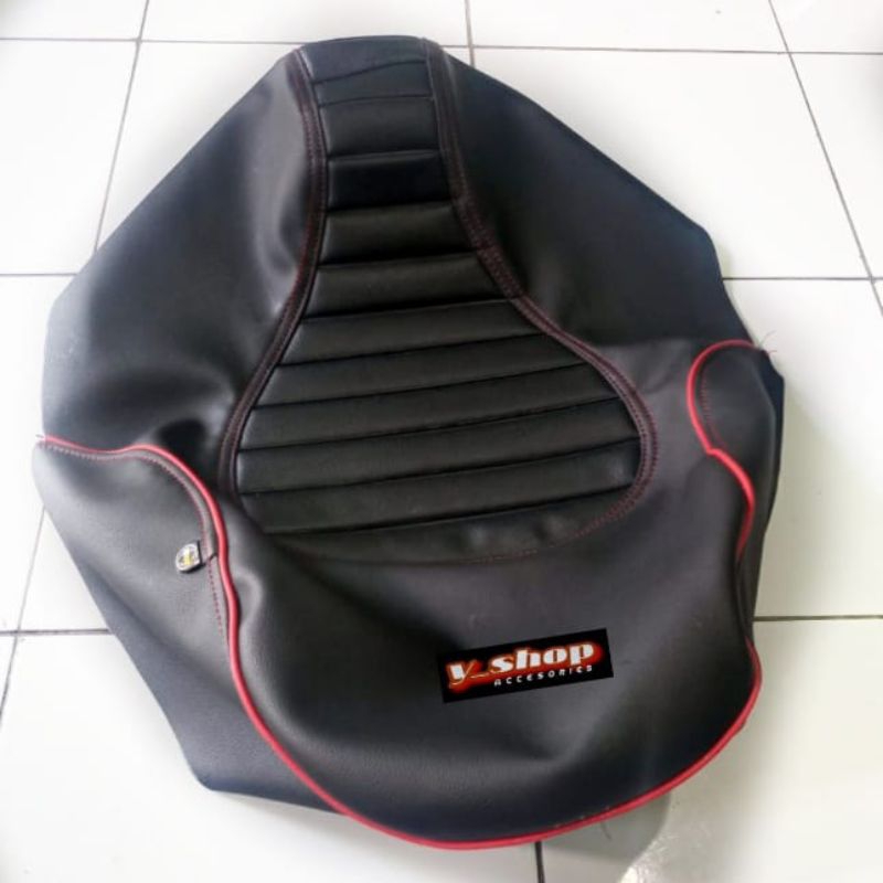 Custom Cover Jok Motor Vespa Sprint Primavera Gts Lx S Iget Motif Caferacer