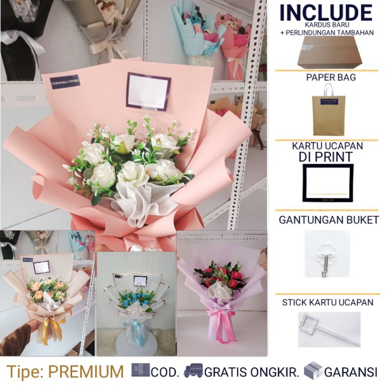 BUKET BUNGA WISUDA – BELIK - BUCKET BUNGA ARTIFICIAL  - BOUQET ULANG TAHUN - BUKET BONEKA BUKET WISU