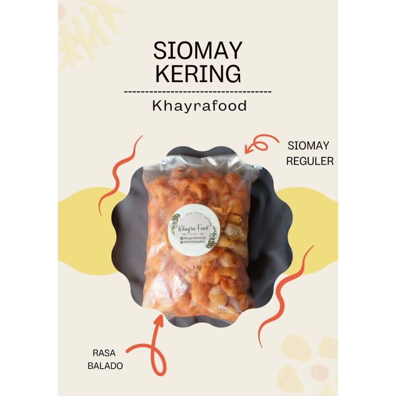 

Khayrafood Siomay kering Rasa BALADO
