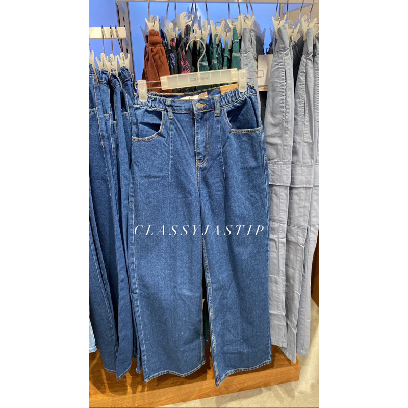COLORBOX Denim Jeans Straight High Waist sale