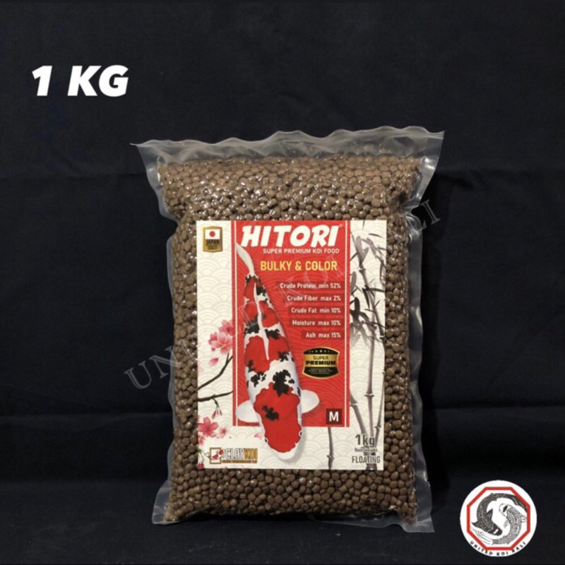 Pakan Ikan Koi ~ HITORI BULKY AND COLOR 1 KG