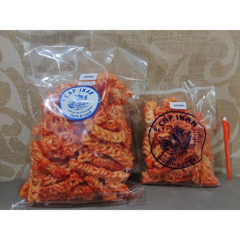 

Kepang Cap Ikan | Kerupuk Cap Ikan | Makanan Medan | Cemilan Enak