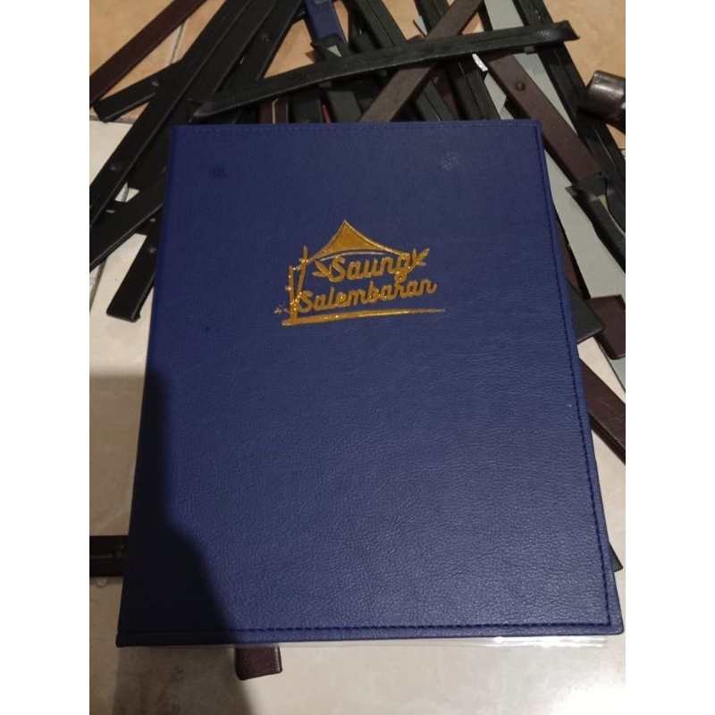 

cover menu ukuran a4 di ring