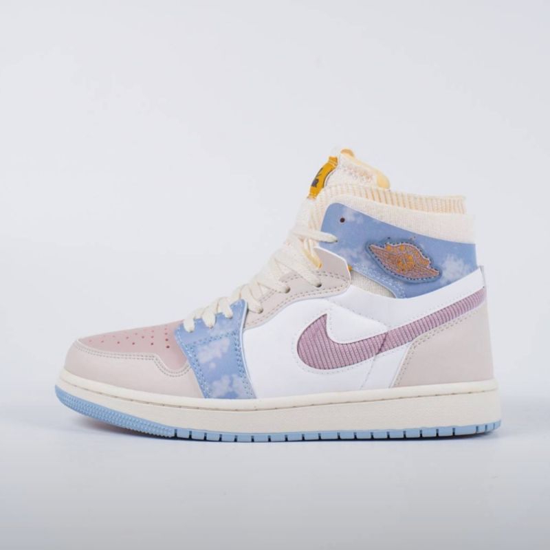 Sepatu AJ1 High Zoom Air CMF Pink Oxford