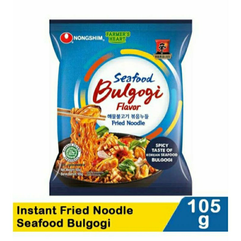 

Nong Shim Instant Fried Noodle Seafood Bulgogi 105g