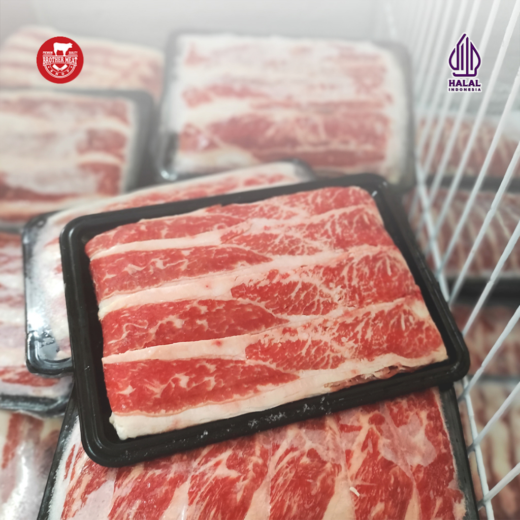 Beef Sliced Shortplate 250gr - Irisan Daging Perut Sapi, Halal