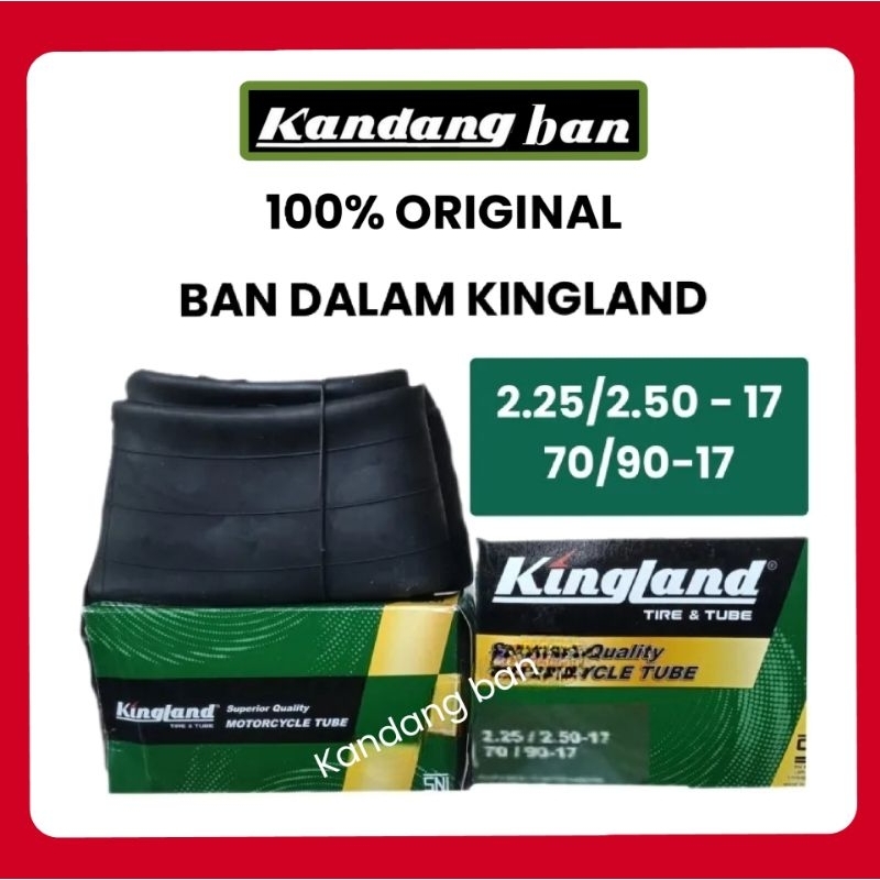 PROMO..BAN DALAM KINGLAND 2.25/2.50-17 (70/90-17) 100% ORIGINAL