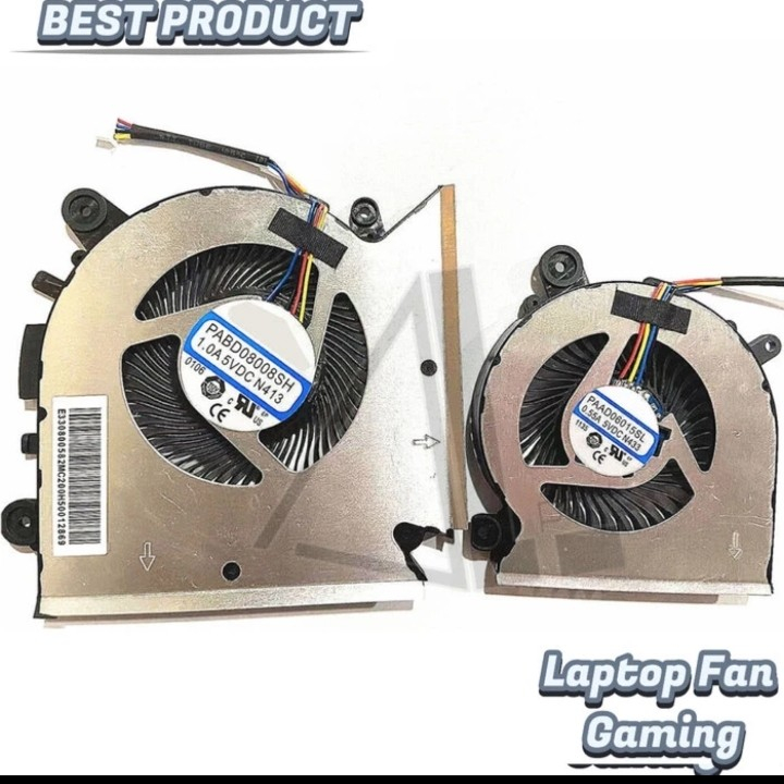 CPU Cooling Fan KIpas Fan MSI GF63 8RC 8RD MS-16R1 MS-16R2 Series 4PIN